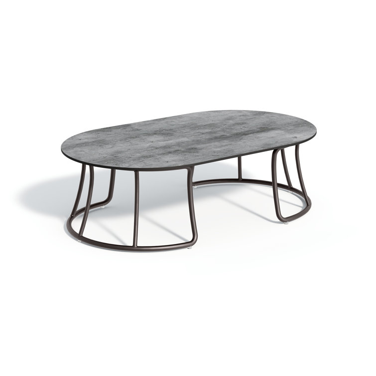Oxford Garden Malti Oval Outdoor Coffee Table Wayfair